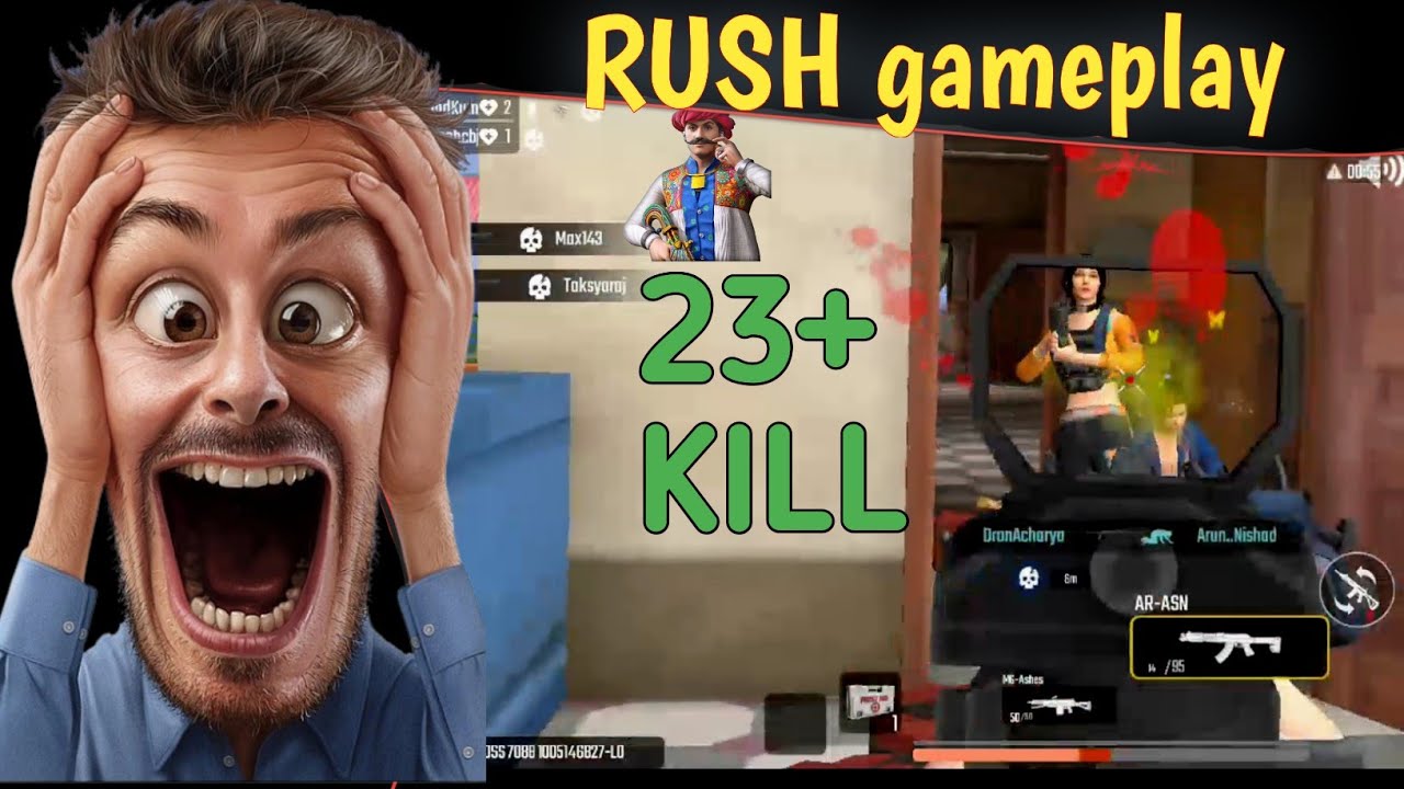 Scarfall 2.0 rush gameplay| scarfall 1v3 and intense fight 