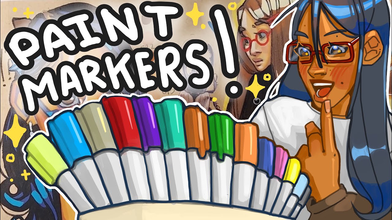 Filling my sketchbook with paint markers ft. ARRTX