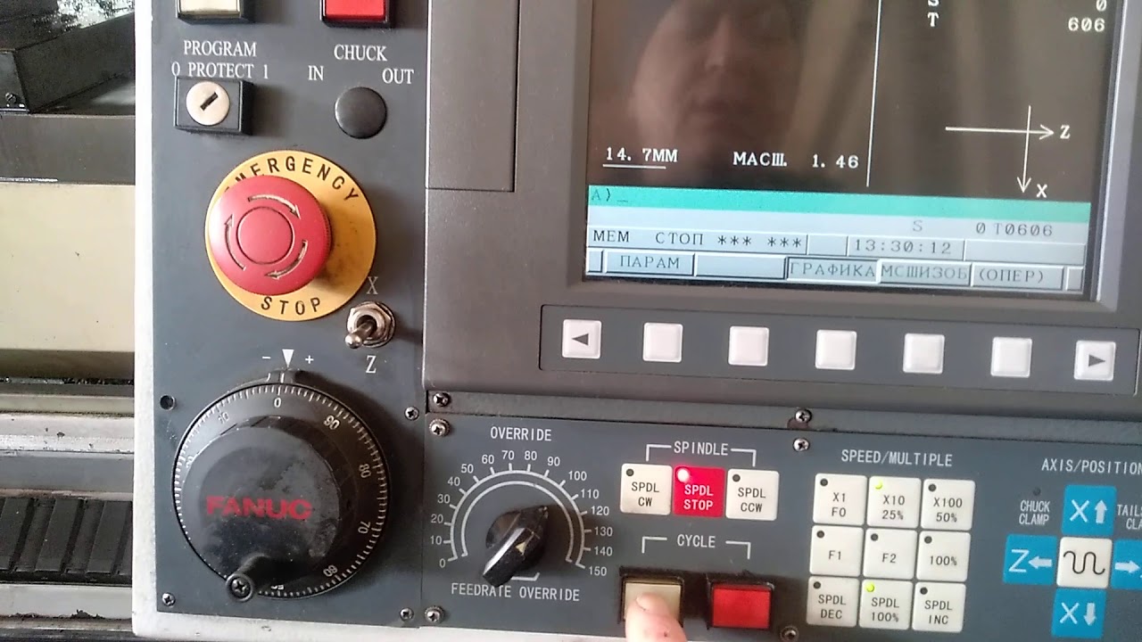 Графика.Стойка FANUC