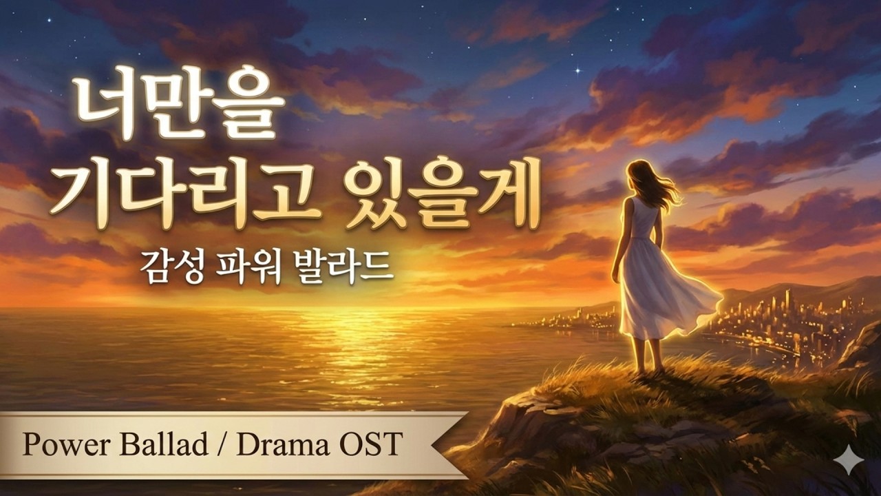 631.너만을 [가사/Lyrics]🎤기다리고 있을게, 감성 파워 발라드 [Power Ballad / Drama OST]