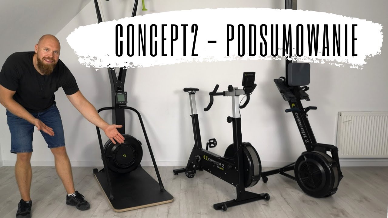CONCEPT2 - PODSUMOWANIE PO 5 LATACH UŻYTKOWANIA MASZYN Ergometr - SkiErg - BikeErg