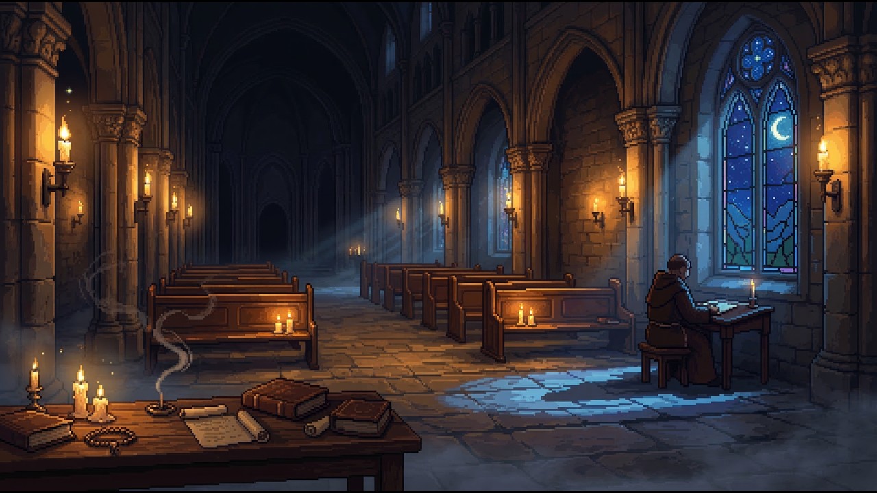A Quiet Medieval Monastery | Medieval Ambient Music for Relaxing | Ancient Kingdom Sounds