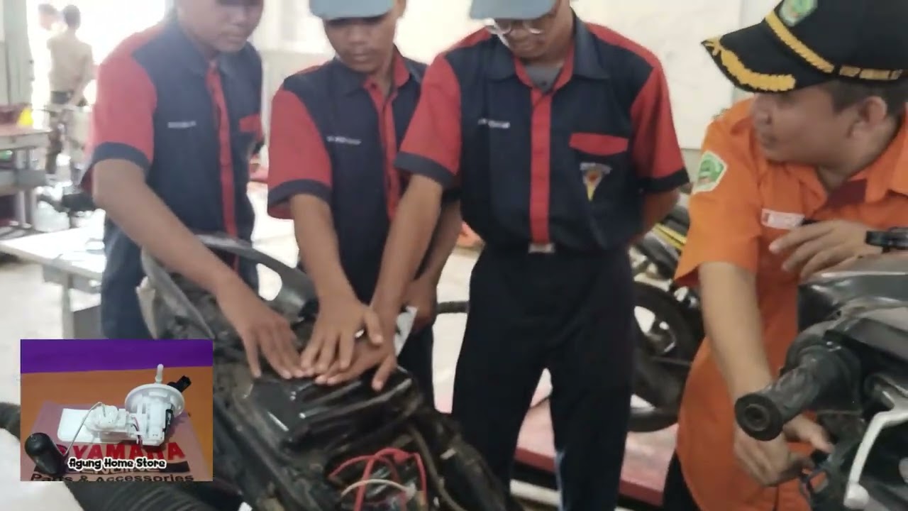 PART 1 (Servis Mio J menggunakan YDT dan Simulator Honda BeAT FI) bersama SMKN Pertanian Karawang