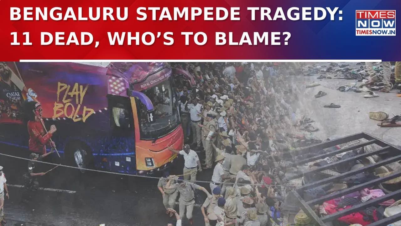 Bengaluru Stampede During RCB Victory Parade Kills 11; Massive Outrage Over Crowd Mismanagement