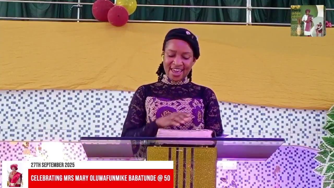 Celebrating Mrs Mary Oluwafunmike BABATUNDE @ 50│27TH SEPTEMBER 2025