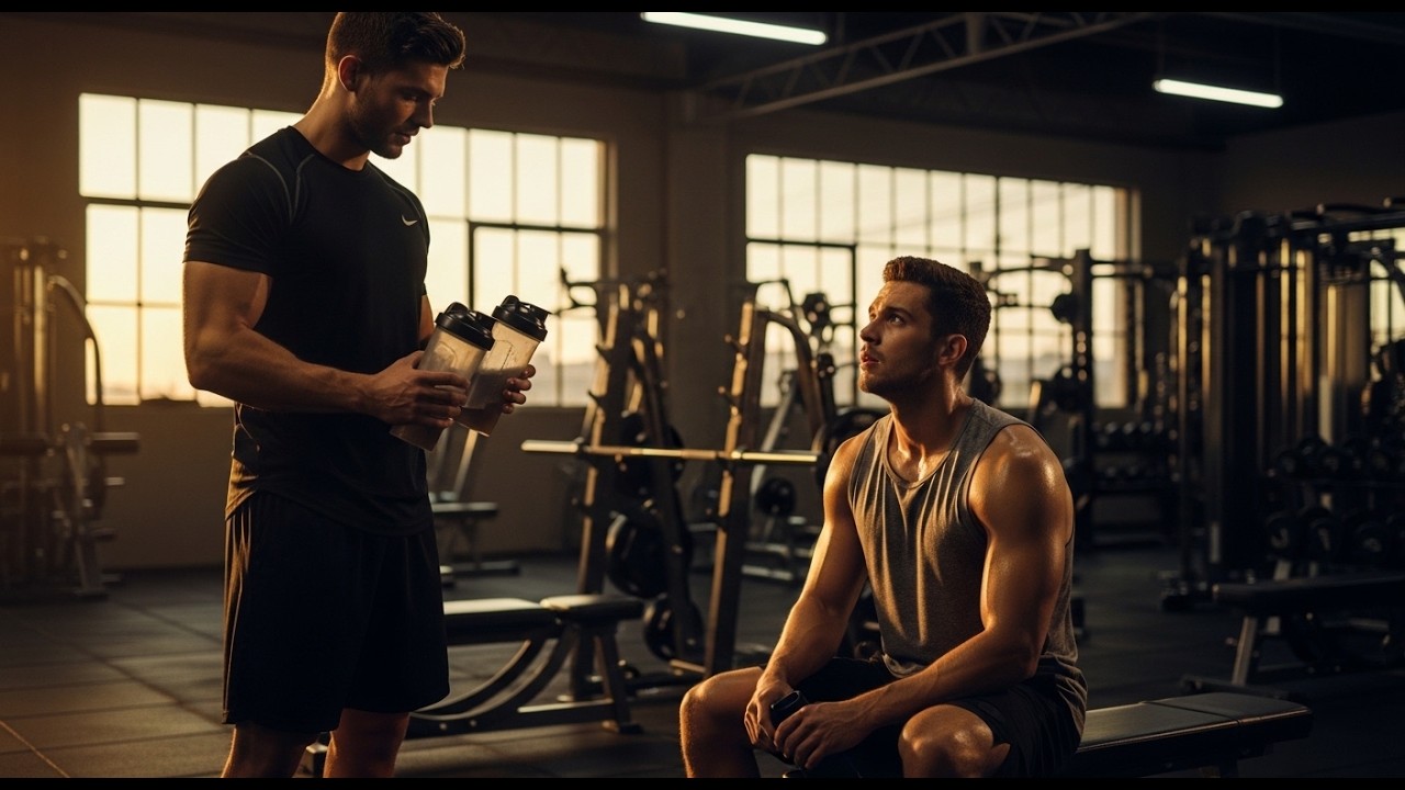 My Trainer Brought Protein Shakes for Both of Us — Knew My Flavor Without Asking | Gay Romance