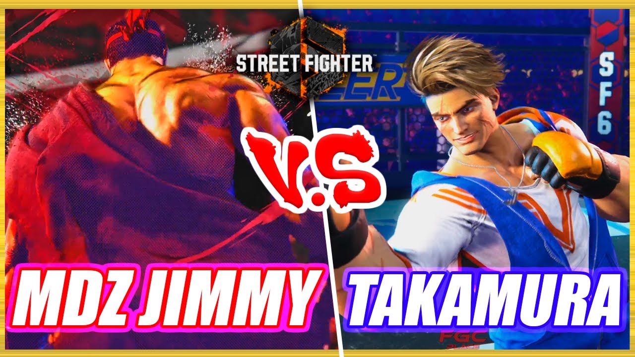 SF6 CB 🔥 MDZ Jimmy (Ryu) vs Takamura (Luke) 🔥 Street Fighter 6