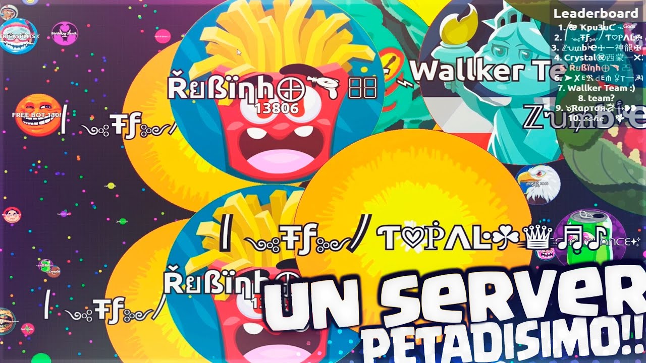 UN SERVER PETADISIMO!! | Agar.io | +140k Score | LAST MAN STANDING | Rubinho vlc