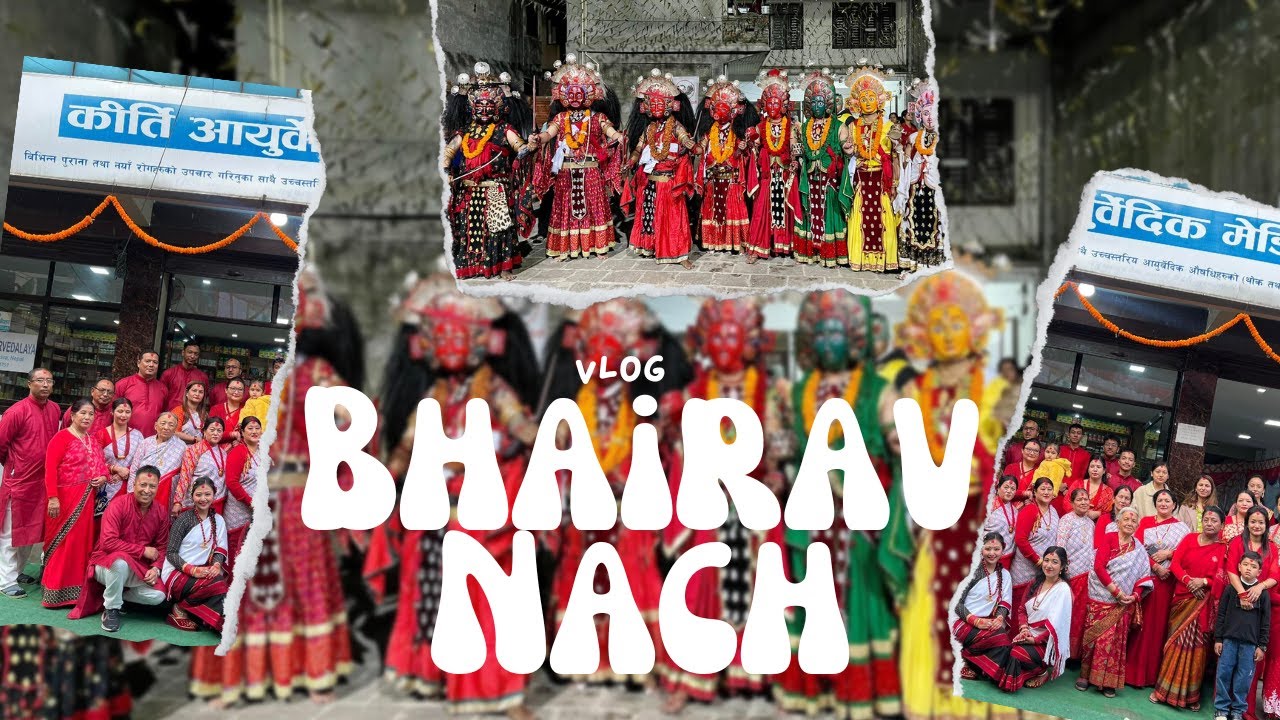 Bhairav Nach in Pokhara | Falgun 5 | Kriti Ayurvedic Medi Sales, Pokhara