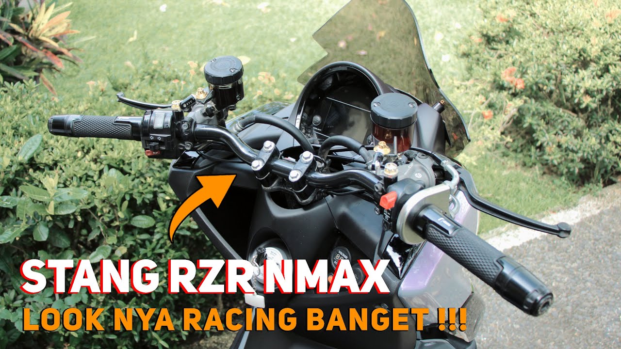 REVIEW & PASANG STANG RZR DI YAMAHA NMAX