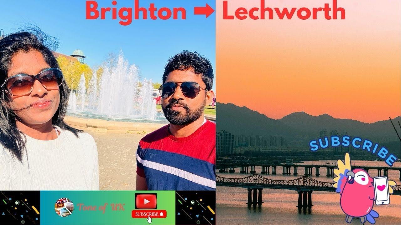 Brighton ➡️ Lechworth ගිය ගමන#Tone of UK#Travel with wife#London#United Kingdom 🇱🇰🇬🇧