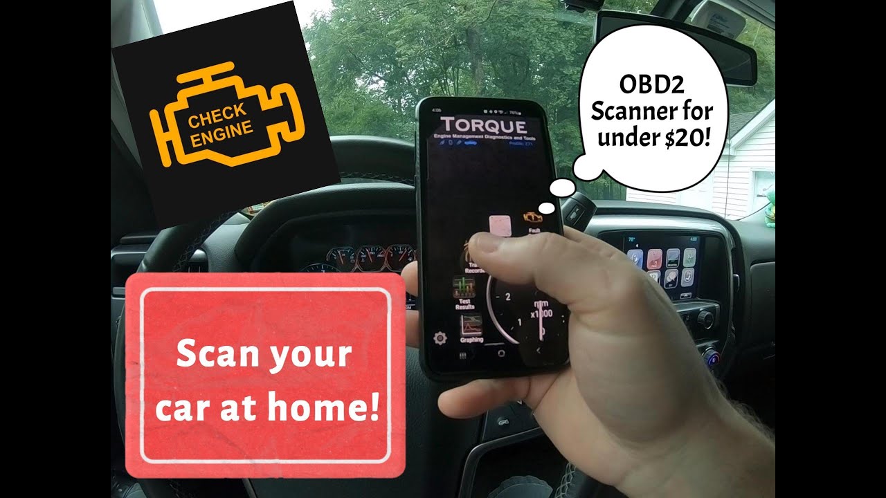 Check Engine Light On?? Scan for UNDER $20 at home!