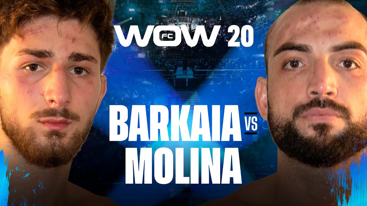 WOW 20 La Noche de Los Campeones | Barkaia vs Molina | Combate Completo | MMA Full Fight