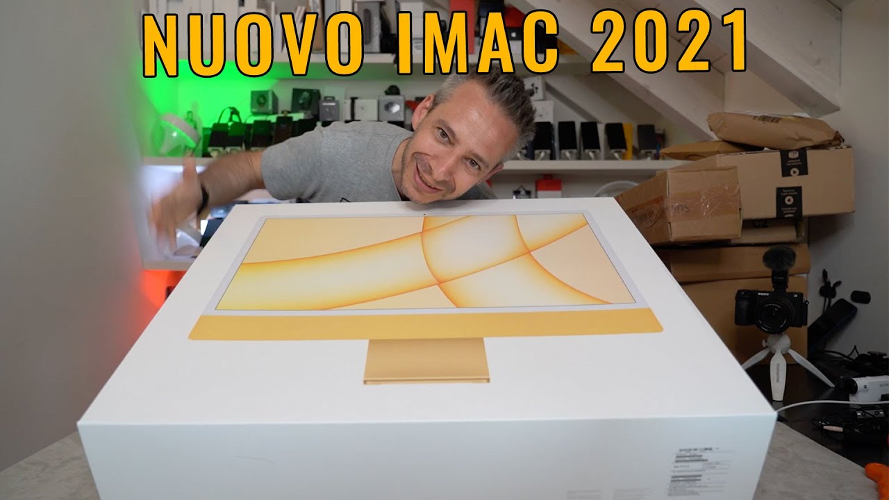Unboxing iMac 2021 e NUOVA SCIMMIA!