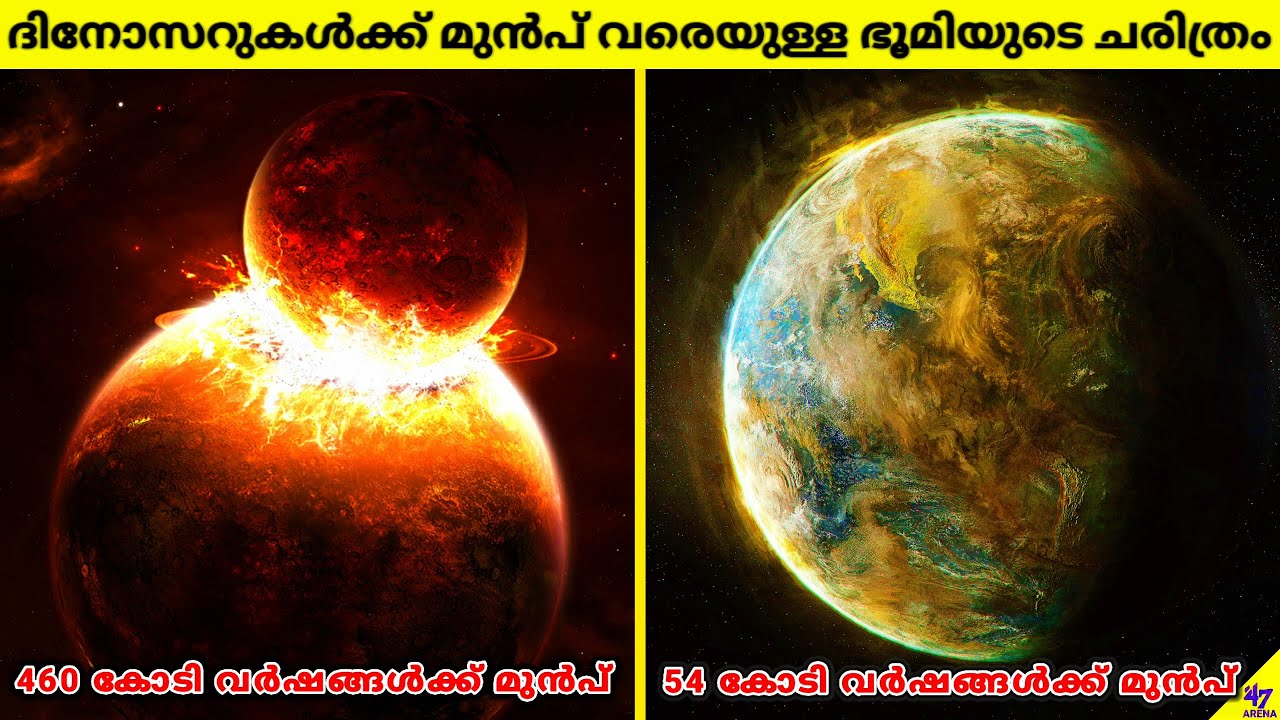Ancient Earth : The Age Before Dinosaurs | History Of Earth, Part-1 | Facts Malayalam | 47 ARENA