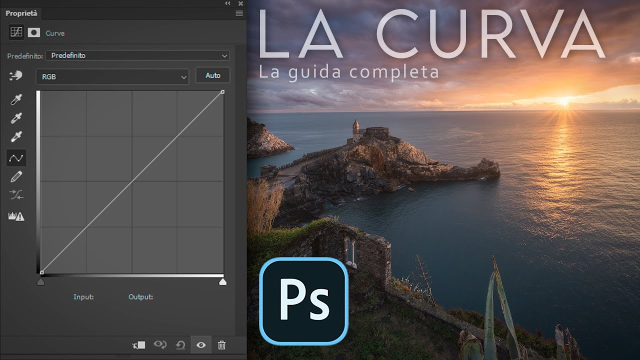 LA CURVA in Photoshop: la GUIDA COMPLETA | Tutorial Photoshop curve di regolazione
