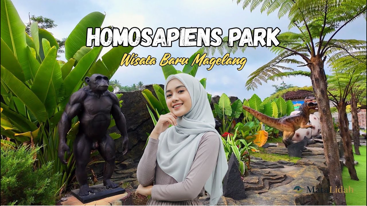HOMOSAPIENS PARK: Wisata Baru Magelang! Konsep Zaman Purba! Ada Air Terjunnya!