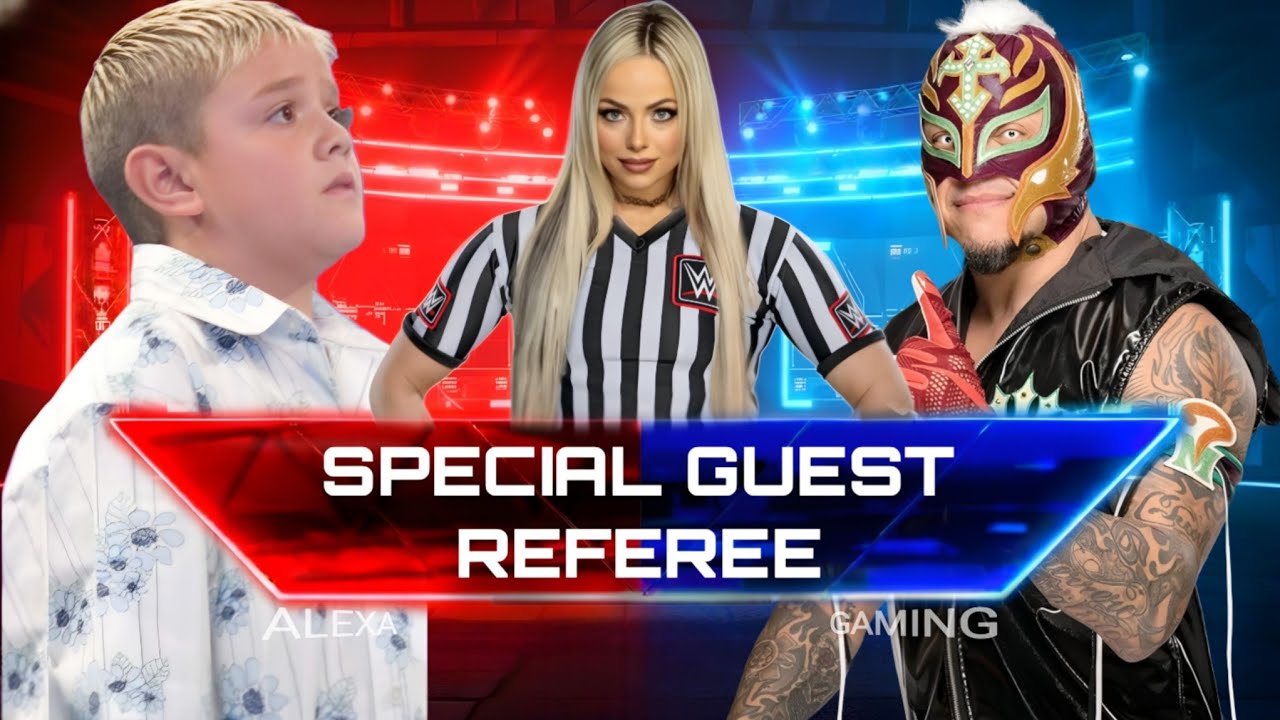 WWE 2K25 - Special Guest Referee Match - Dominik Mysterio 2005 VS Rey Mysterio | WWE 