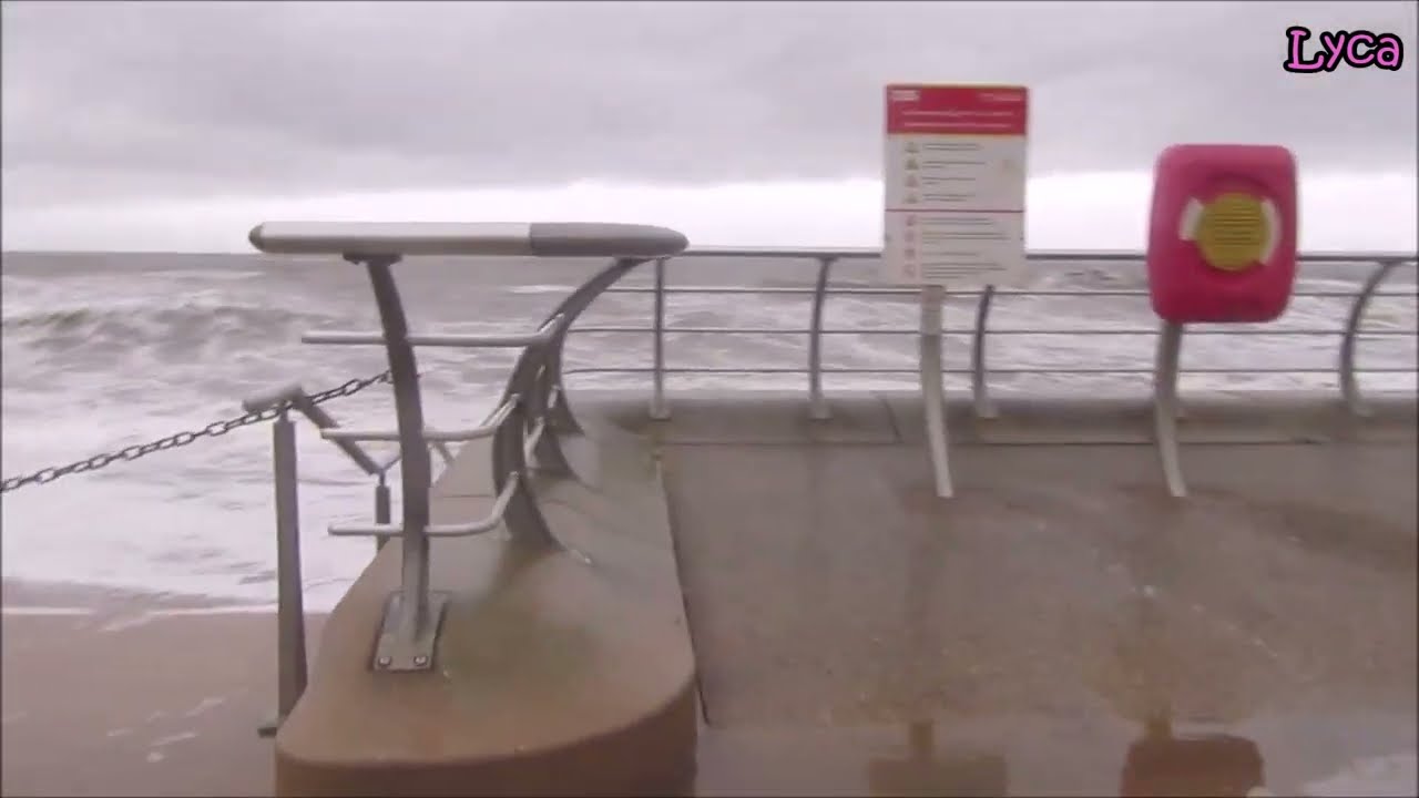 8.6m high tide at Blackpool November 2022