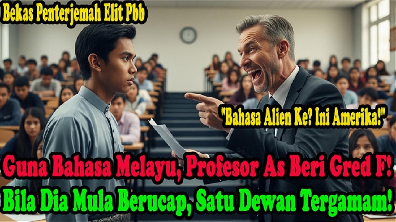 Padah Menimpa Profesor As Yang Beri F Pada Penterjemah Un 7 Bahasa Hanya Kerana Berbahasa Melayu.