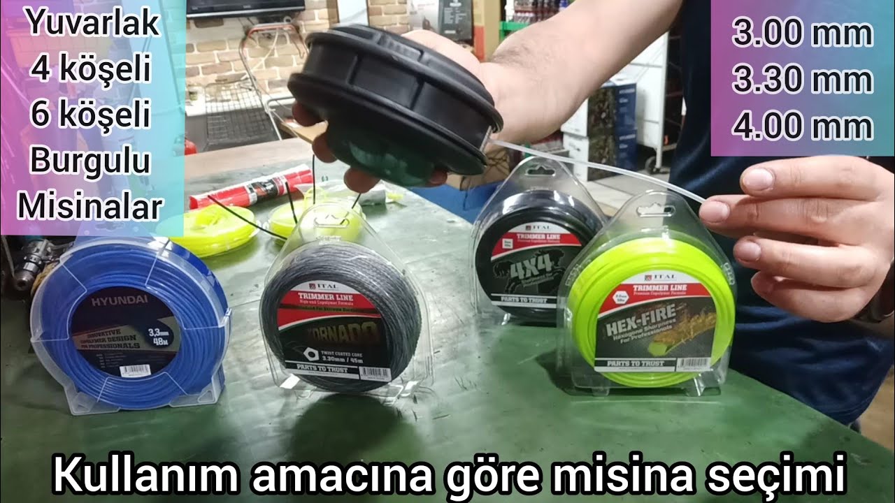 Kaliteli tırpan misinası nasıl anlaşılır? kullanım şartlarına göre misinası tercihi ve özellikleri