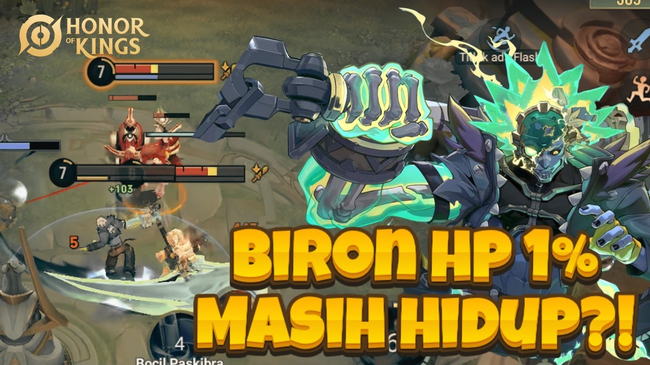 BIRON VS 3 HERO — SIAPA TAKUT CUY!!｜HOK｜Honor of kings Indonesia