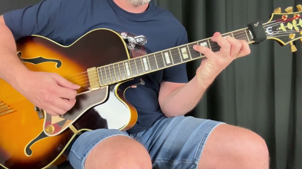 Blue Moon - Jazz Guitar Chord/Melody Arrangement