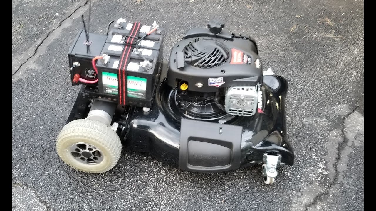 RC Lawn mower spectator view