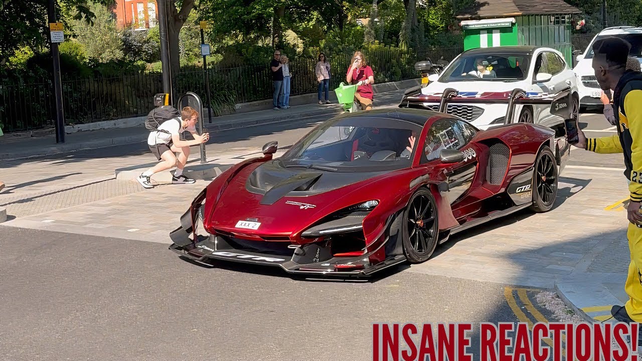 RARE $3Million McLaren Senna GTR Full Drive In London! Insane Reactions & Sounds!