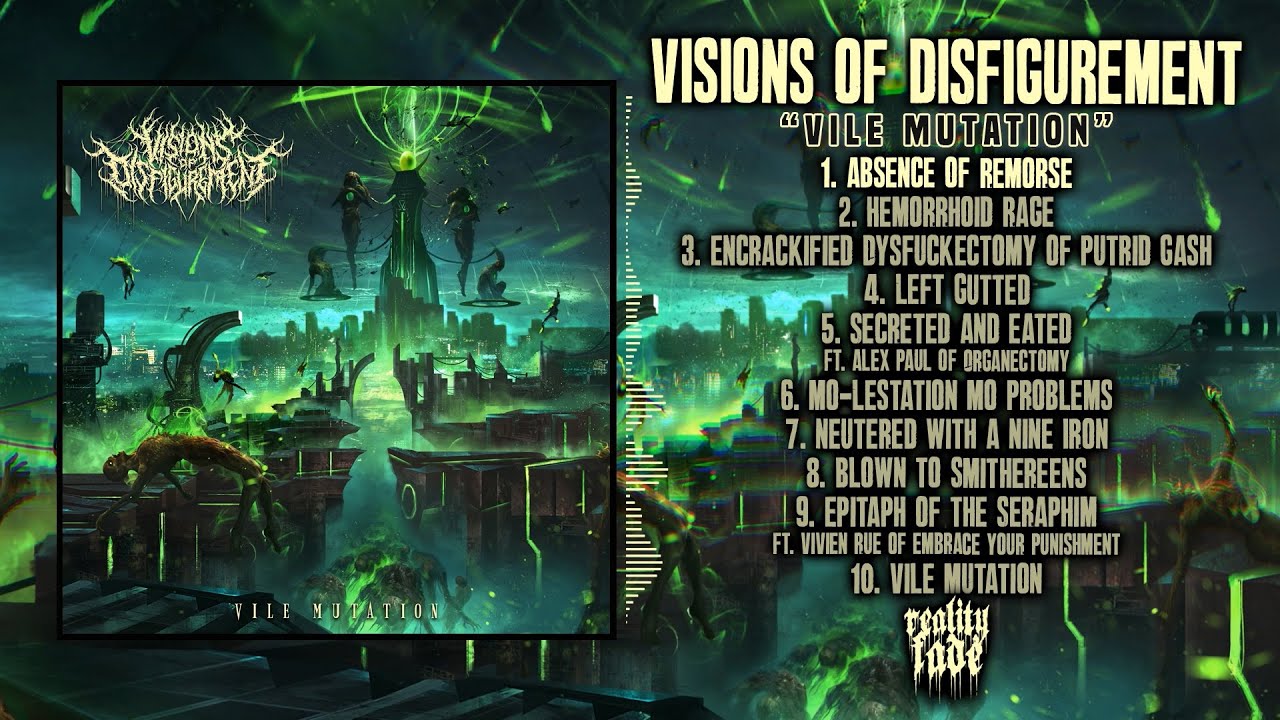 VISIONS OF DISFIGUREMENT - VILE MUTATION [OFFICIAL ALBUM STREAM] (2024) SW EXCLUSIVE