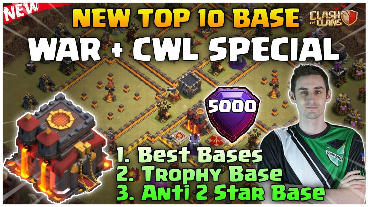 NEW TOWN HALL 10 BASE WITH LINK 2023 | BEST TH10 WAR/CWL/TROPHY BASE | TH10 BASE (Clash of Clans)