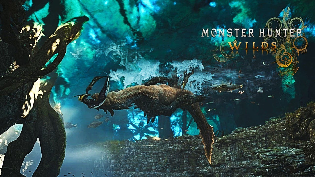 Ecology of Lagiacrus in the Scarlet Forest [Monster Hunter Wilds]