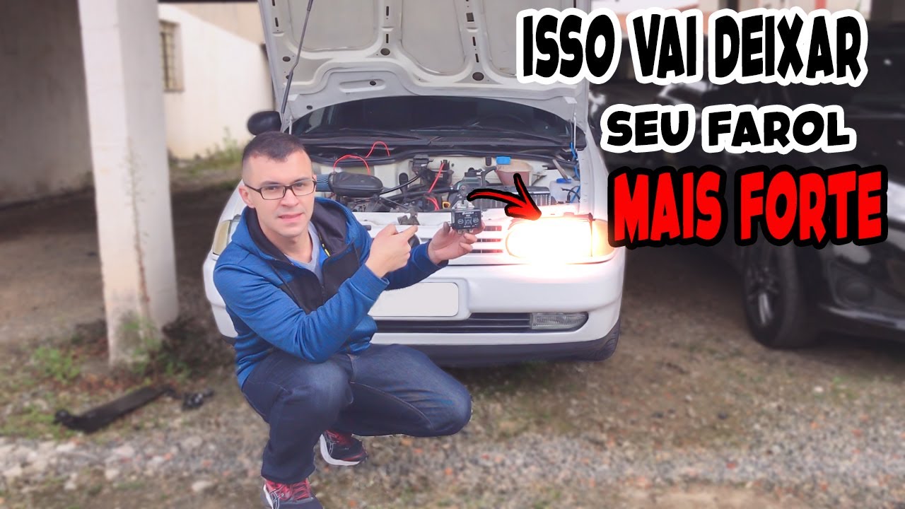 INSTALAÇÃO RELE DUPLO DE FAROL- DEIXANDO O FAROL MAIS FORTE
