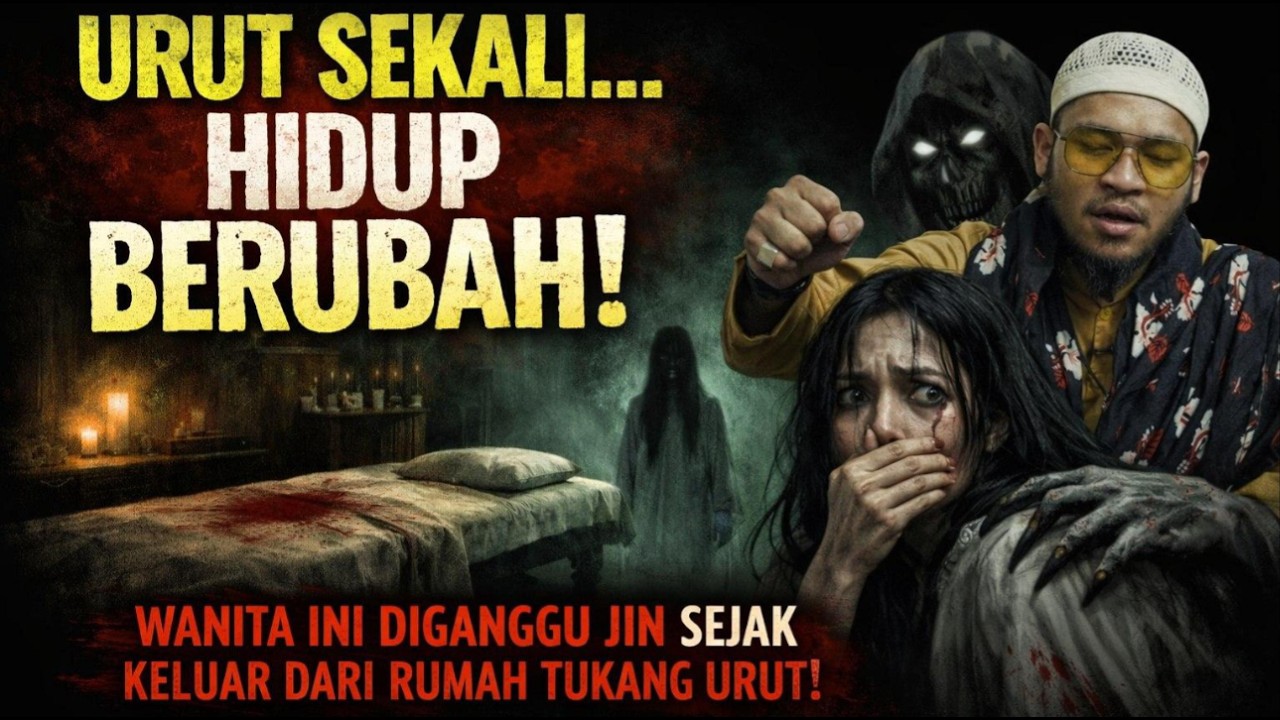 URUT SEKALI...HIDUP BERUBAH ! Wanita ini diganggu jin sejak keluar dari rumah tukang urut !