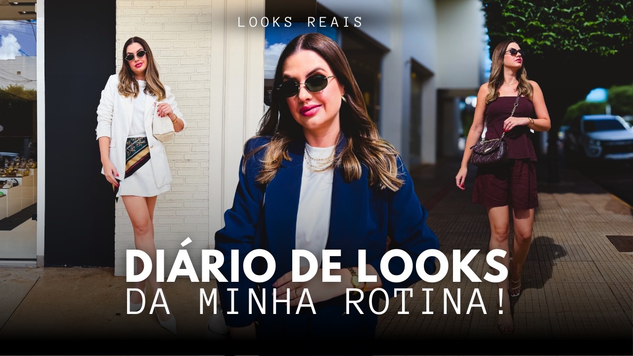 Diário de looks: da minha rotina, trabalho, básicos!