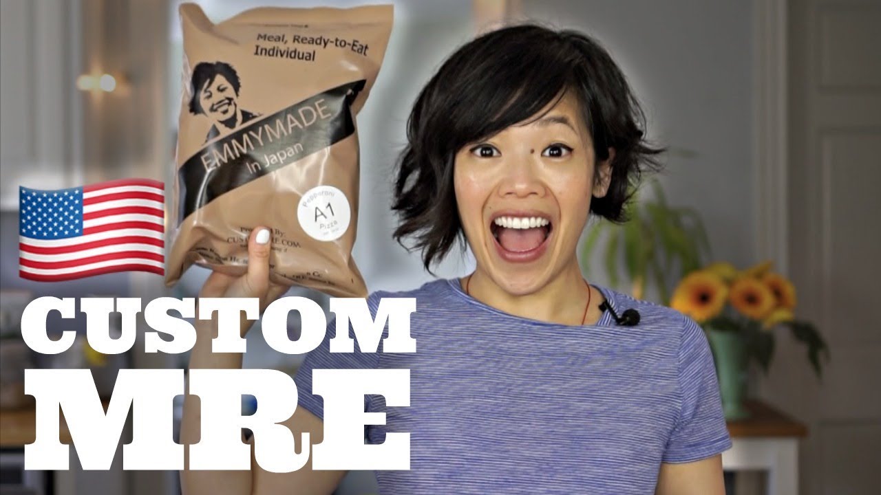 CUSTOM Meal Ready-to-Eat with my face on it | PEPPERONI PIZZA! Emmymade Exclusive U.S. MRE Ration