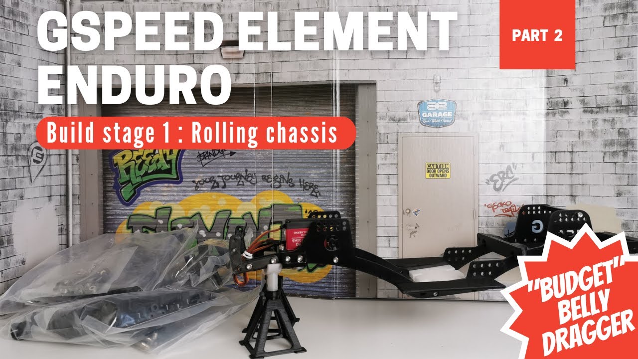 Gspeed Element Enduro - часть 2: сборка шасси Rolling Chassis