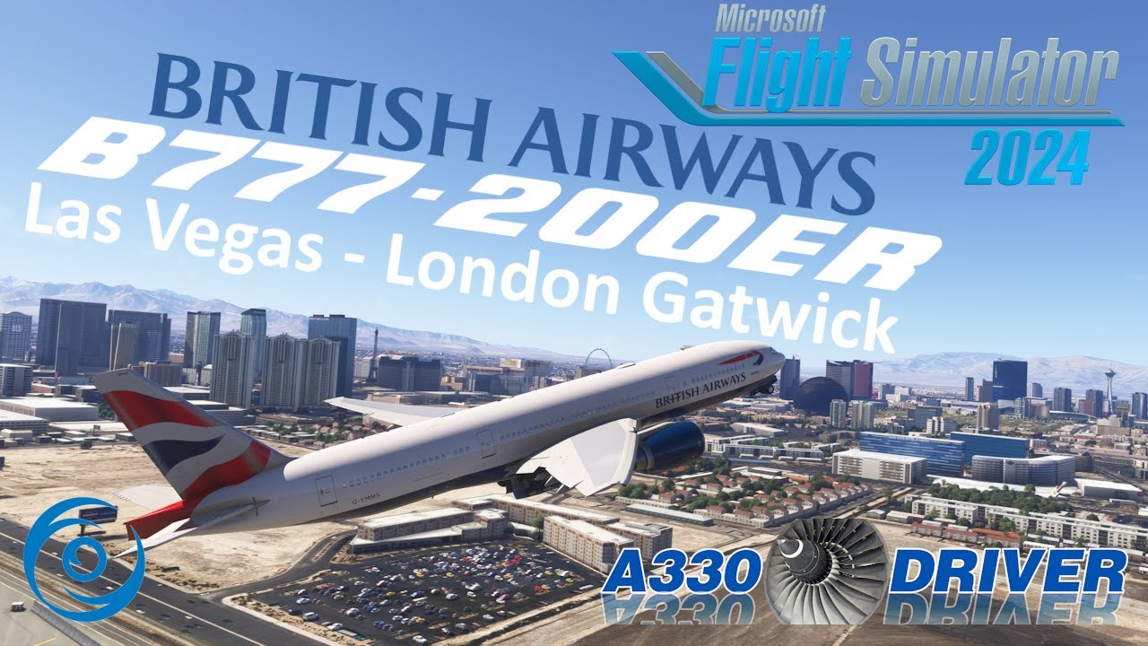 Fabulous Boeing 777 | Las Vegas - London Gatwick | Real Airline Pilot