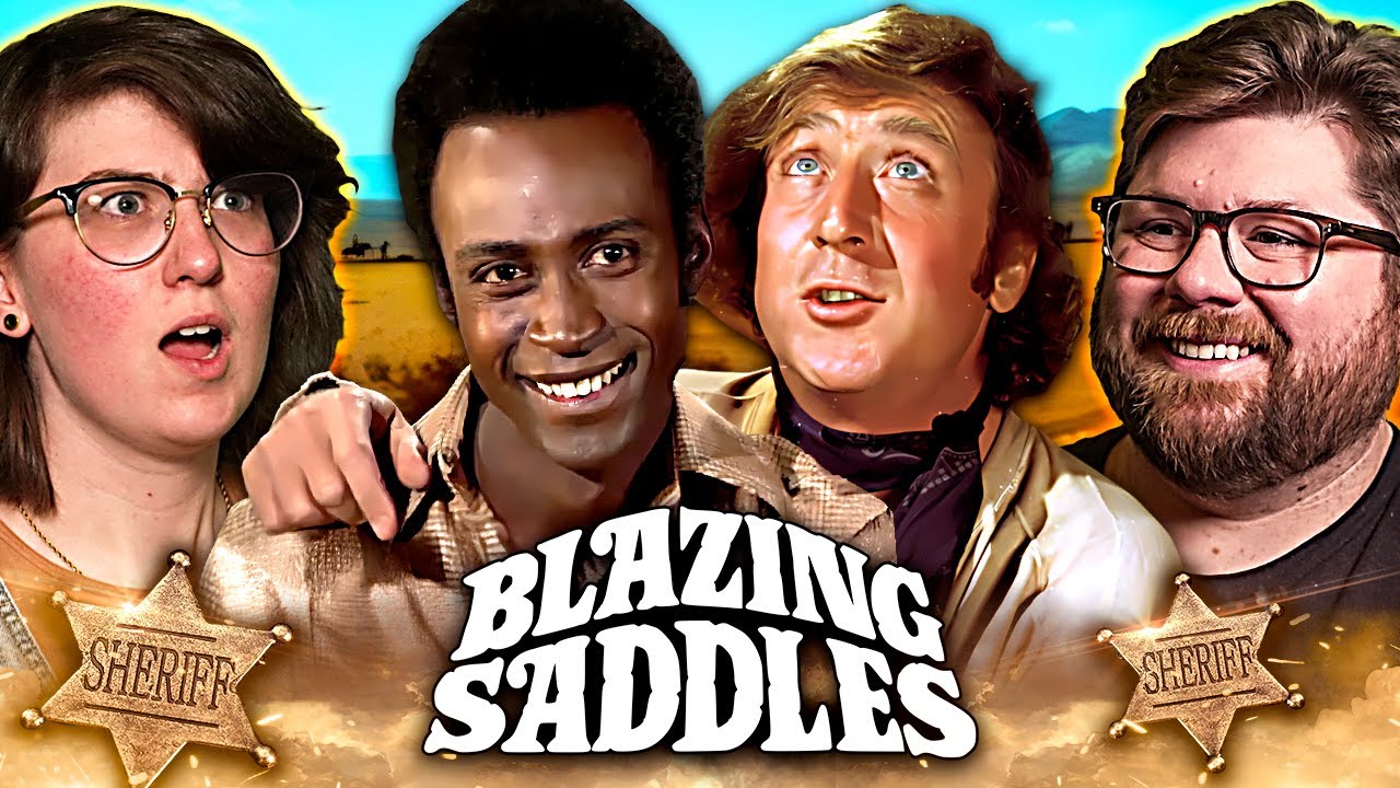 Watching **Blazing Saddles** For The First Time
