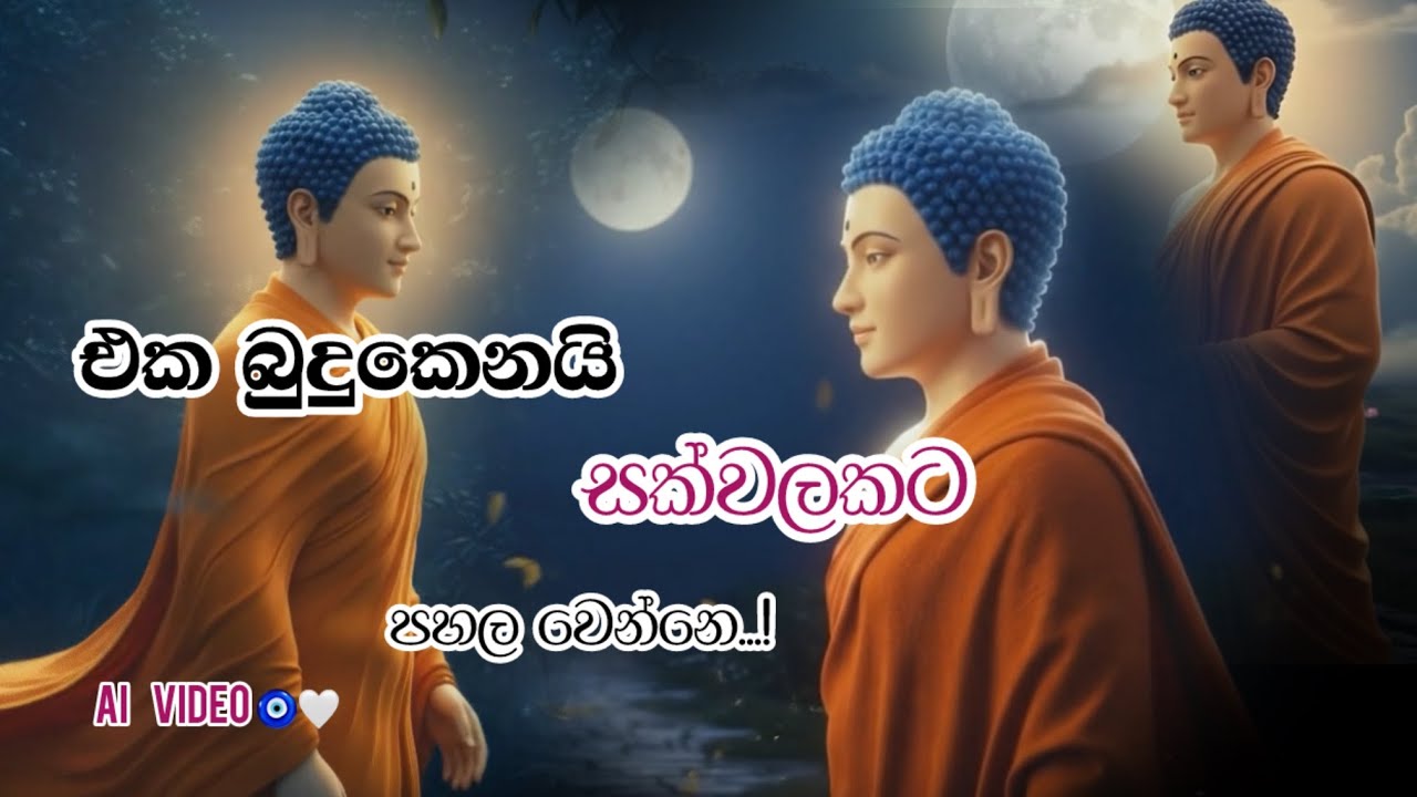 එක බුදුකෙනයි සක්වලකට පහල වෙන්නෙ...!🙏🤍✨|Ai video |පින්වත් වැලිමඩ සද්දාසීලහිමි  #aivideo #veo3