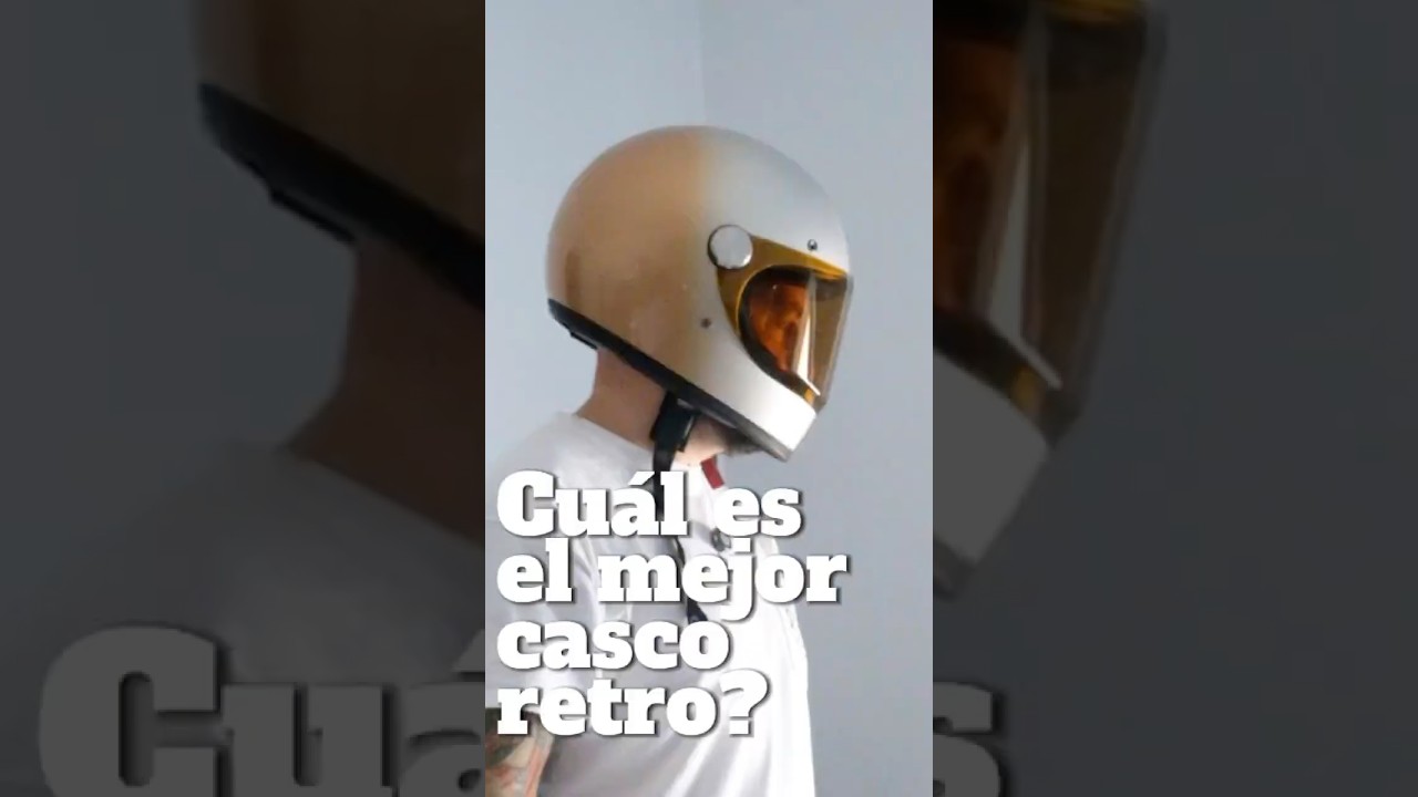 &iquest;Cu&aacute;l es el mejor casco retro? #casco