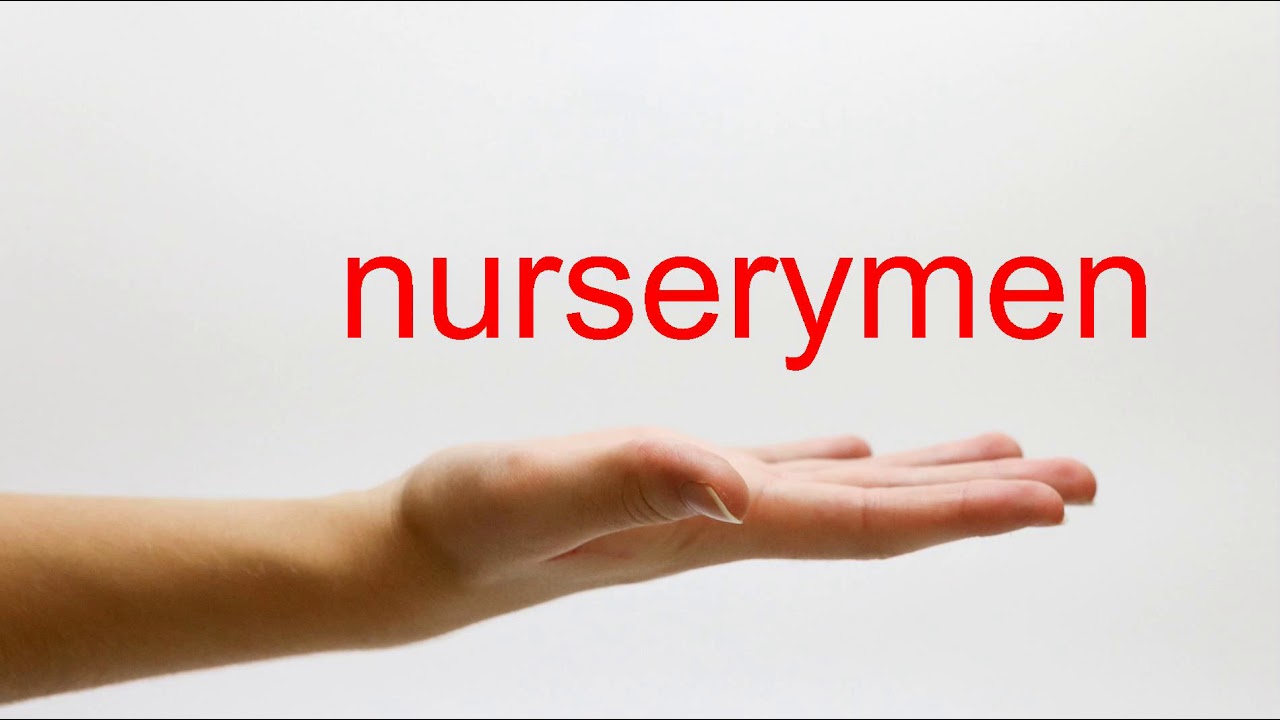 How to Pronounce nurserymen - American English