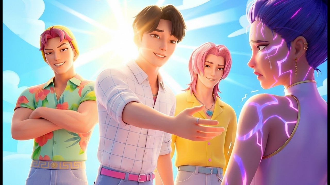 RUMI Was Secretly Adopted by the SAJA Boys?! 😱 | KPop Demon Hunters Cinematic Animation