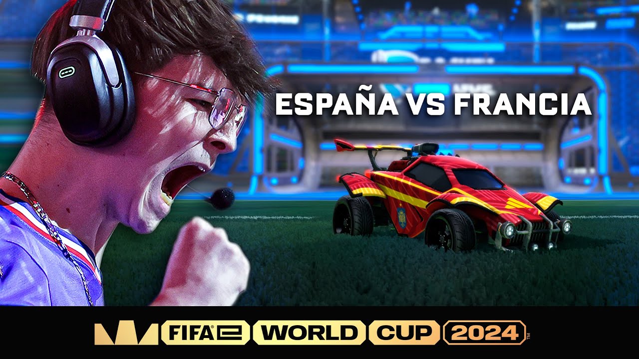 ZEN DESTROZA a ESPAÑA en Rocket League *termino llorando* 🏆 España vs Francia Mundial FIFA