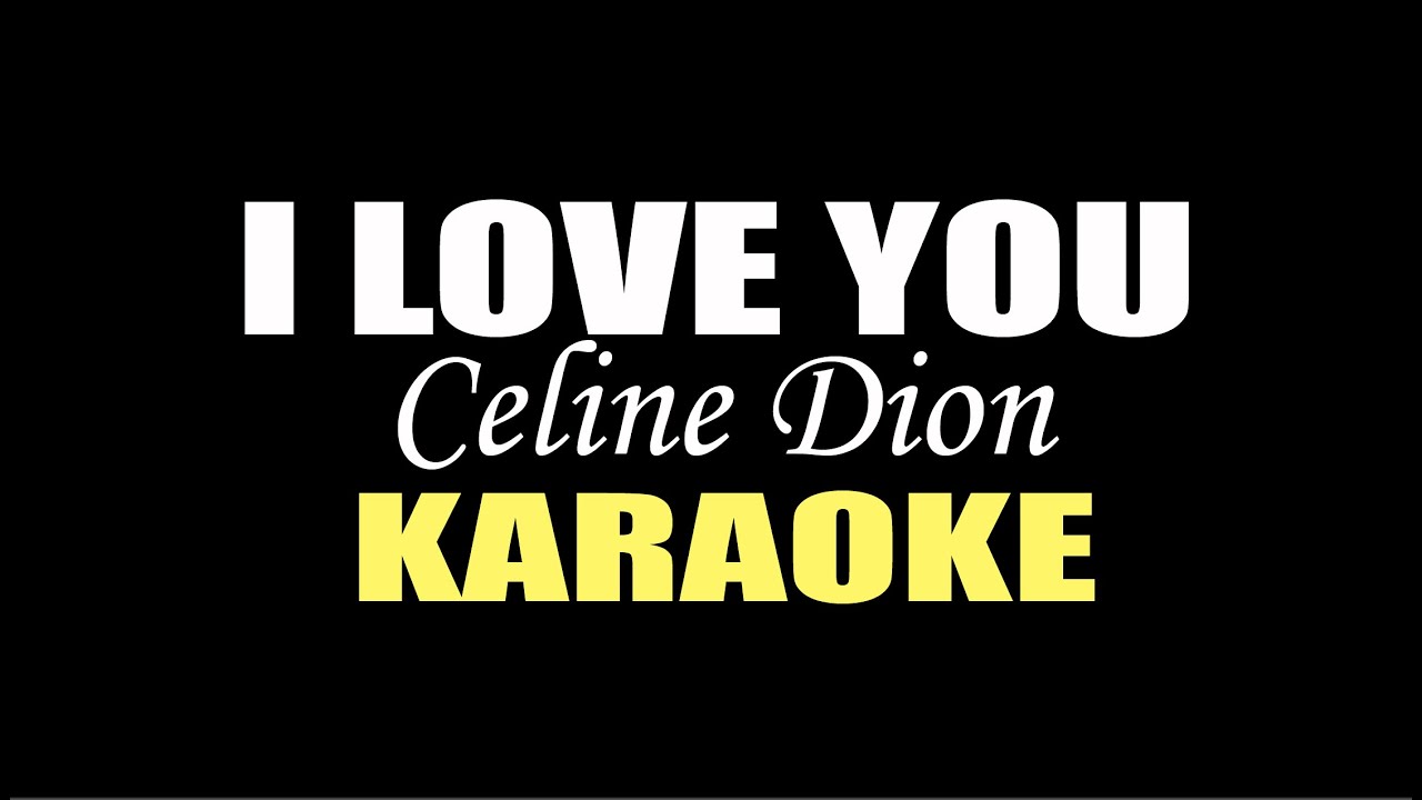 I LOVE KARAOKE SONG BY CELINE DION IN STYLE OF NONOY PEÑA 