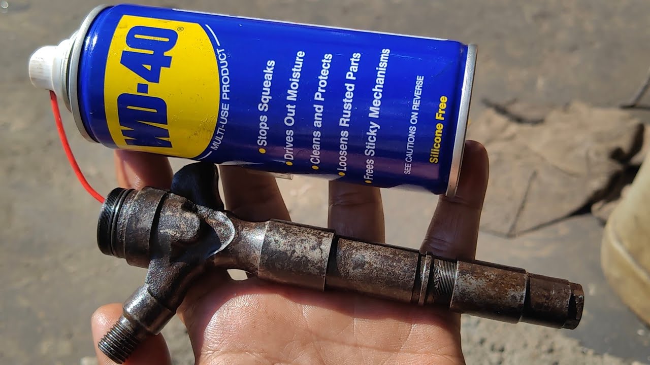 A very easy way to fix a bad injector in five minutes with W40 - how to repair common rail injector
