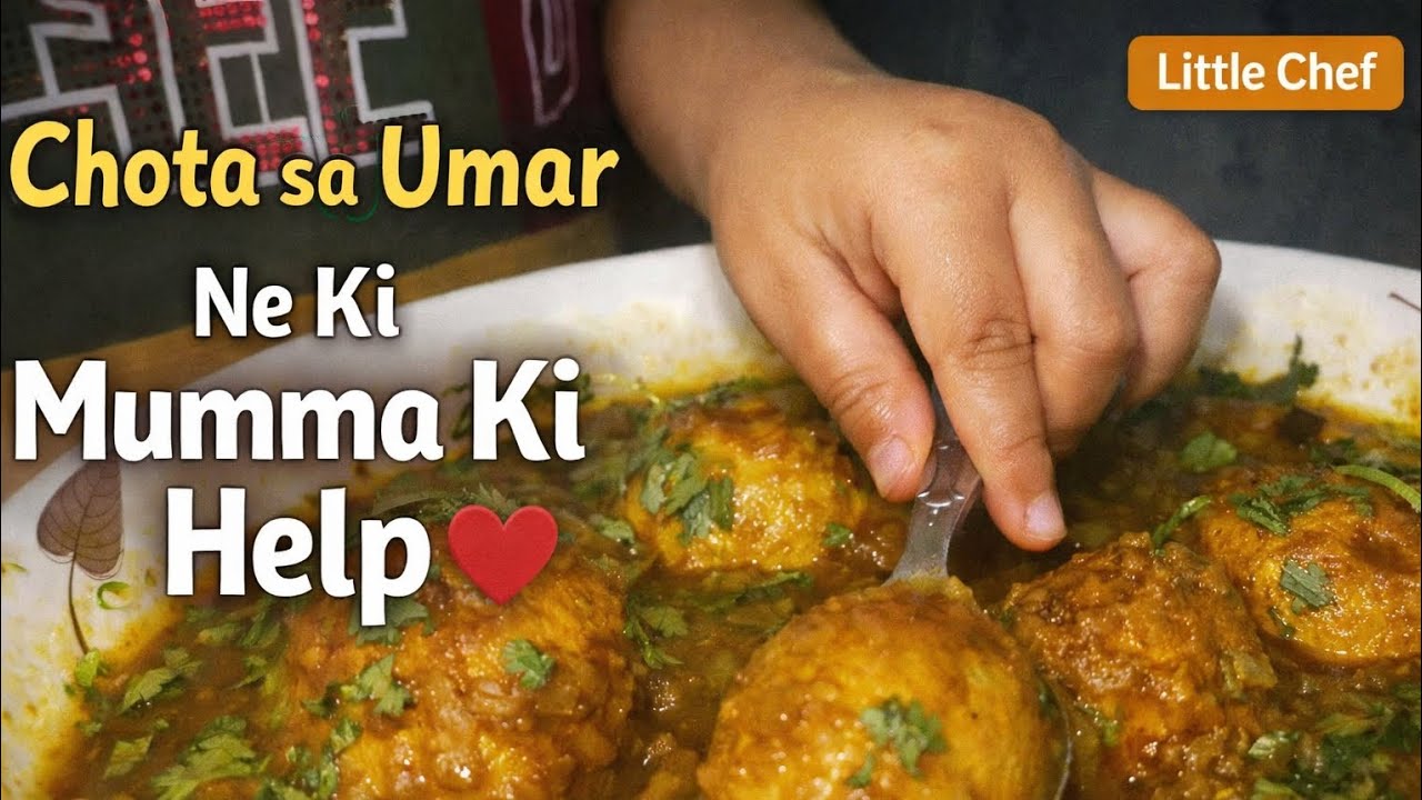 Khane ka taste hua double little chef ne ki madad😇🧑‍🍳
