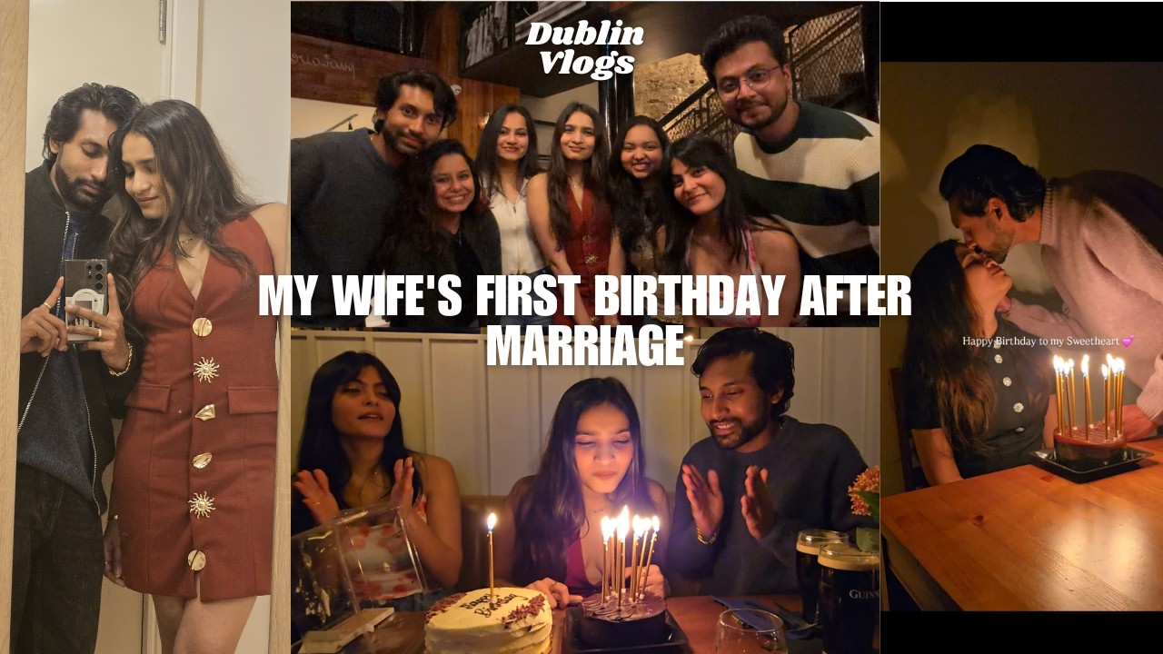 My Wife's First Birthday After Marriage in Dublin, Ireland 🇮🇪 | ISKON Temple | Mini India #dublin