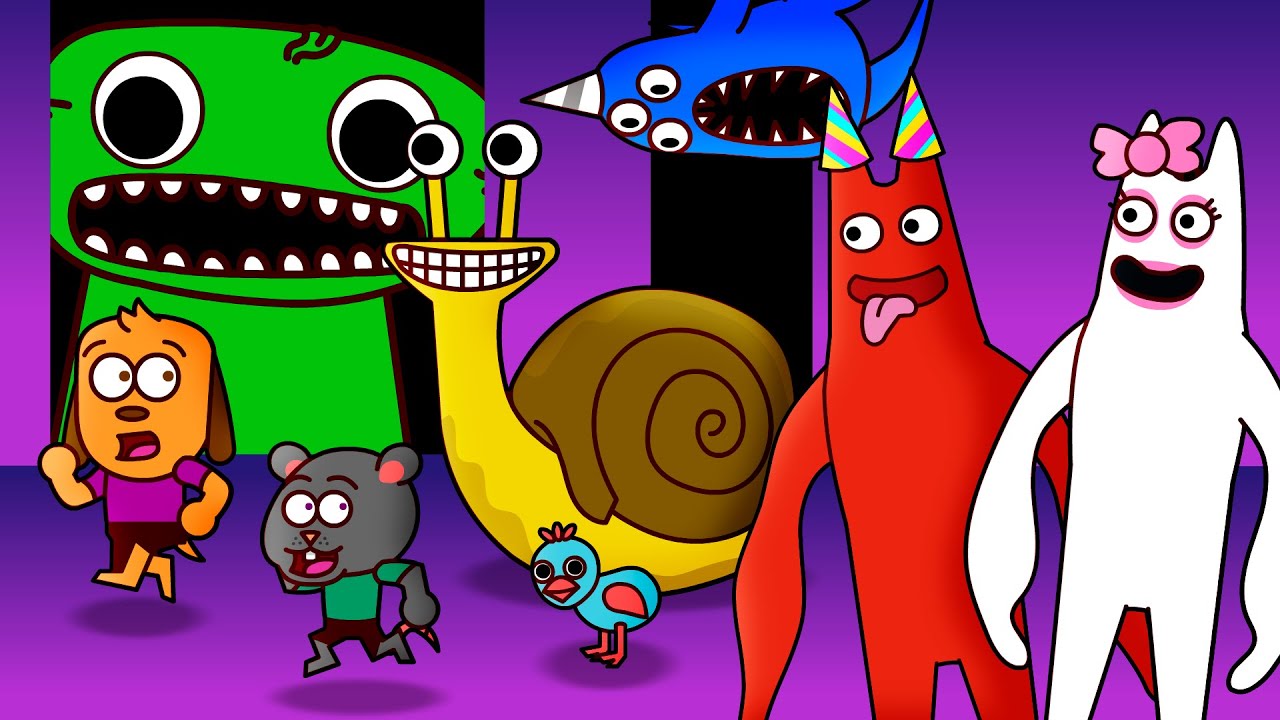 Dogo e Ratch em Garten of Banban 2 COMPLETO | A creche do Banban | Animação