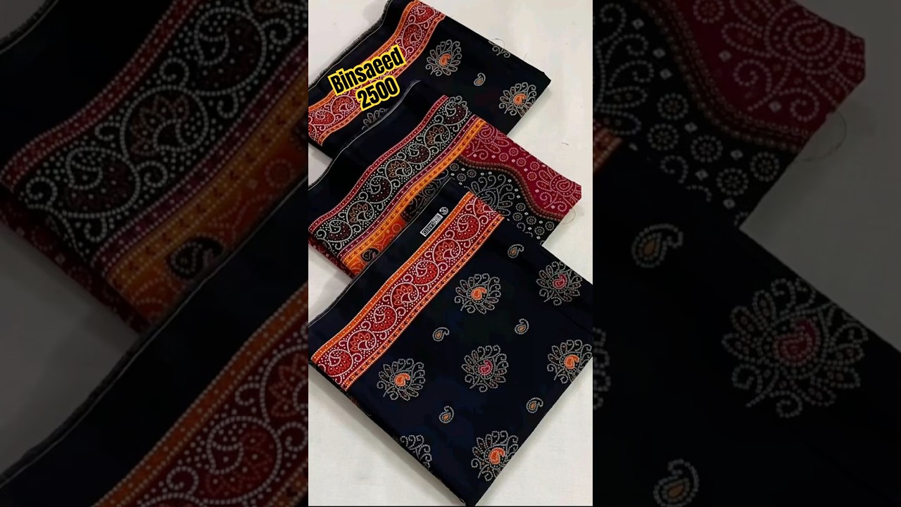 Binsaeed lawn latest collection 2026 / For order WhatsApp:03360436241 #binsaeed #fashion #dress